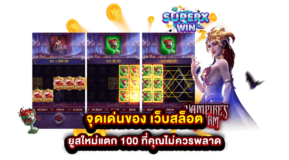 จุดเด่นของ เว็บสล็อต ยูสใหม่แตก 100 ที่คุณไม่ควรพลาด